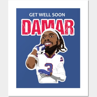 GET WELL SOON DAMAR Posters and Art